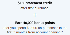 $150 Statement Credit + 40k Points Marriott Premier