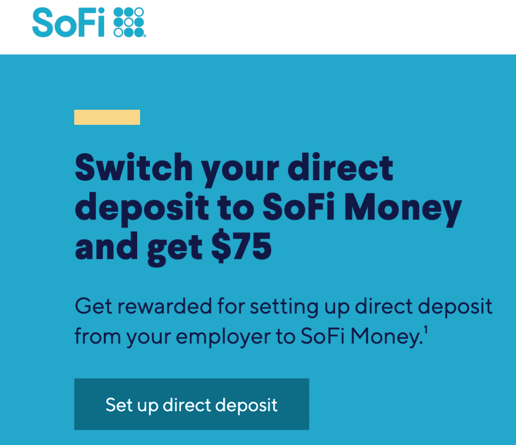 SoFi Money $100 Direct Deposit Bonus for Existing Users - Doctor Of Credit