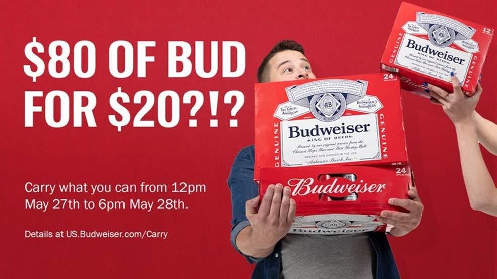 [Expired] Budweiser Rebate 80 Of Budweiser For 20 Doctor Of Credit