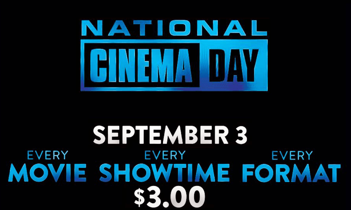[Expired] National Cinema Day (9/3/22) 3 Tickets (Regal Cinemas